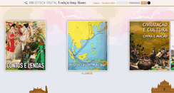 Desktop Screenshot of fundacaojorgealvares-bibliotecadigital.com